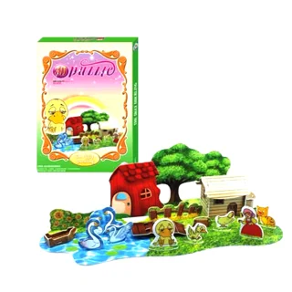 پازل سه بعدی جوجه اردک زشت  کد 39877C