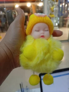 جا کلیدی نوزاد لاکچری فانتزی (زرد)