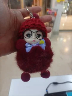 جا کلیدی نوزاد لاکچری عینک دار (زرشکی)