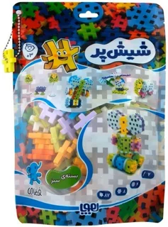 بازی ساختنی شیش پر کوچولوی سبز