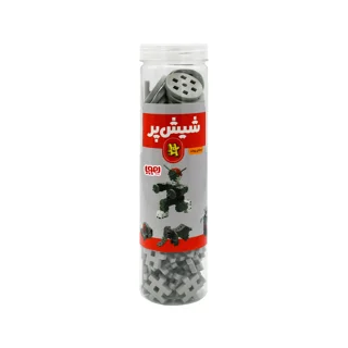 بازی ساختنی شیش پر آدم آهنی قرمز (بسته روبات)